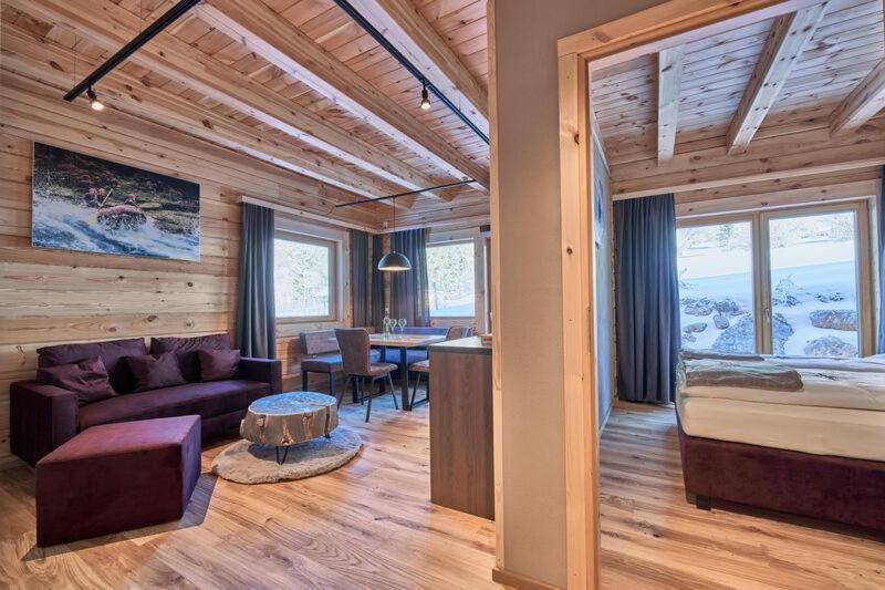 Naturparkresort Xeis Natur Apartments Johnsbach エクステリア 写真