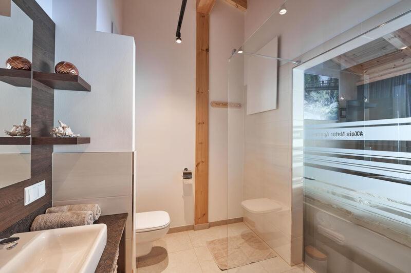 Naturparkresort Xeis Natur Apartments Johnsbach エクステリア 写真