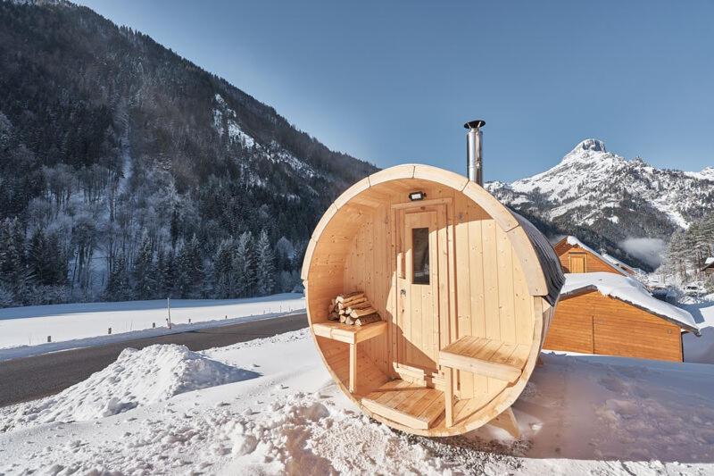 Naturparkresort Xeis Natur Apartments Johnsbach エクステリア 写真